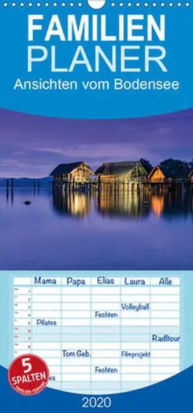 Hoffmann |  Ansichten vom Bodensee - Familienplaner hoch (Wandkalender 2020 , 21 cm x 45 cm, hoch) | Sonstiges |  Sack Fachmedien
