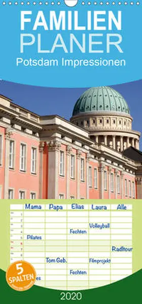 Wolfgang Schneider |  Potsdam Impressionen - Familienplaner hoch (Wandkalender 2020 , 21 cm x 45 cm, hoch) | Sonstiges |  Sack Fachmedien