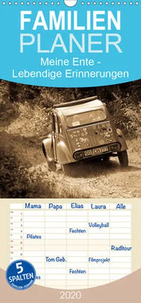 Bölts | Meine Ente - Lebendige Erinnerungen - Familienplaner hoch (Wandkalender 2020 , 21 cm x 45 cm, hoch) | Sonstiges | 978-3-671-06222-5 | www.sack.de