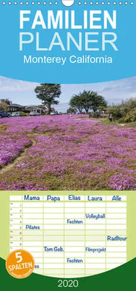 Möller |  Monterey California - Familienplaner hoch (Wandkalender 2020 , 21 cm x 45 cm, hoch) | Sonstiges |  Sack Fachmedien