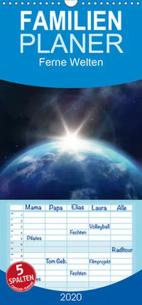 Gann (magann) | Ferne Welten - Familienplaner hoch (Wandkalender 2020 , 21 cm x 45 cm, hoch) | Sonstiges | 978-3-671-06973-6 | www.sack.de