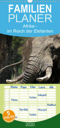 Herzog |  Afrika - im Reich der Elefanten - Familienplaner hoch (Wandkalender 2020 , 21 cm x 45 cm, hoch) | Sonstiges |  Sack Fachmedien