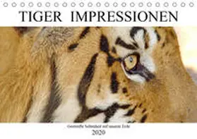 Fraatz |  TIGER IMPRESSIONEN Gestreifte Seltenheit auf unserer Erde (Tischkalender 2020 DIN A5 quer) | Sonstiges |  Sack Fachmedien