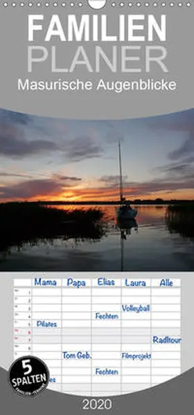 Weiß |  Masurische Augenblicke - Familienplaner hoch (Wandkalender 2020 , 21 cm x 45 cm, hoch) | Sonstiges |  Sack Fachmedien