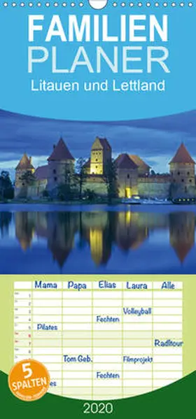 Hanke |  Litauen und Lettland - Familienplaner hoch (Wandkalender 2020 , 21 cm x 45 cm, hoch) | Sonstiges |  Sack Fachmedien