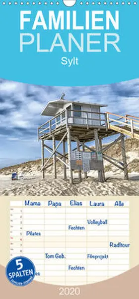 niehoff |  Sylt - Familienplaner hoch (Wandkalender 2020 , 21 cm x 45 cm, hoch) | Sonstiges |  Sack Fachmedien