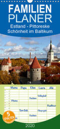 Becker |  Estland - Pittoreske Schönheit im Baltikum - Familienplaner hoch (Wandkalender 2020 , 21 cm x 45 cm, hoch) | Sonstiges |  Sack Fachmedien