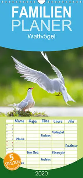 Will |  Wattvögel an der Friesischen IJsselmeerküste - Familienplaner hoch (Wandkalender 2020 , 21 cm x 45 cm, hoch) | Sonstiges |  Sack Fachmedien