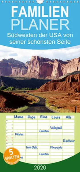 Döbler |  USA-Südwesten von seiner schönsten Seite 2020 - Familienplaner hoch (Wandkalender 2020 , 21 cm x 45 cm, hoch) | Sonstiges |  Sack Fachmedien