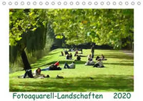 Schmidt |  Fotoaquarell-Landschaften. (Tischkalender 2020 DIN A5 quer) | Sonstiges |  Sack Fachmedien