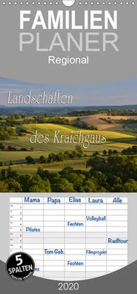 Reiter |  Landschaften des Kraichgaus - Familienplaner hoch (Wandkalender 2020 , 21 cm x 45 cm, hoch) | Sonstiges |  Sack Fachmedien