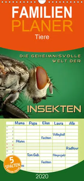 Bleicher |  Die geheimnisvolle Welt der Insekten - Familienplaner hoch (Wandkalender 2020 , 21 cm x 45 cm, hoch) | Sonstiges |  Sack Fachmedien