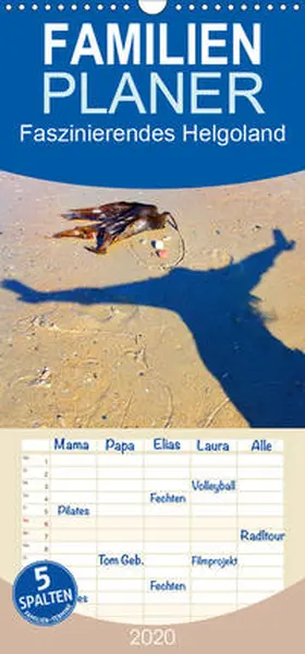 Raab |  Faszinierendes Helgoland - Familienplaner hoch (Wandkalender 2020 , 21 cm x 45 cm, hoch) | Sonstiges |  Sack Fachmedien