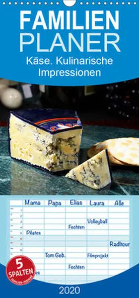 Lehmann (Hrsg.) |  Käse 2020. Kulinarische Impressionen - Familienplaner hoch (Wandkalender 2020 , 21 cm x 45 cm, hoch) | Sonstiges |  Sack Fachmedien