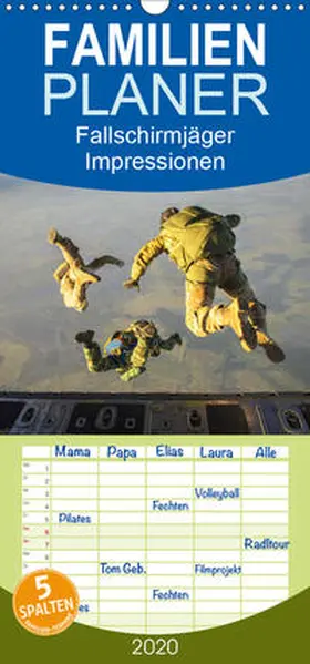 Lehmann (Hrsg.) |  Fallschirmjäger. Impressionen von Mensch und Material - Familienplaner hoch (Wandkalender 2020 , 21 cm x 45 cm, hoch) | Sonstiges |  Sack Fachmedien