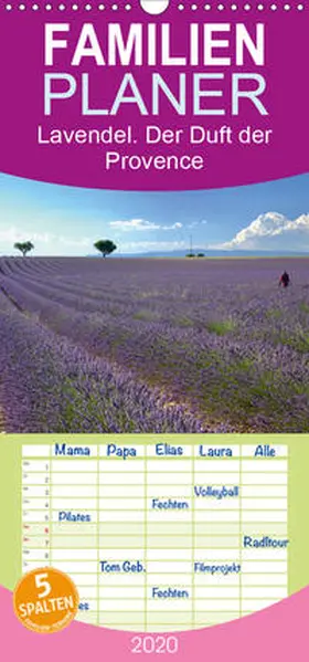 Werner |  Lavendel. Der Duft der Provence - Familienplaner hoch (Wandkalender 2020 , 21 cm x 45 cm, hoch) | Sonstiges |  Sack Fachmedien