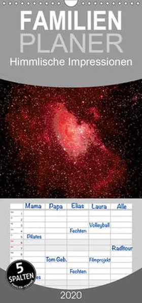 Monarchc / MonarchC |  Himmlische Impressionen - Familienplaner hoch (Wandkalender 2020 , 21 cm x 45 cm, hoch) | Sonstiges |  Sack Fachmedien