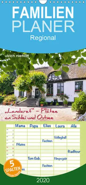 niehoff |  "Landarzt" - Plätze an Schlei und Ostsee - Familienplaner hoch (Wandkalender 2020 , 21 cm x 45 cm, hoch) | Sonstiges |  Sack Fachmedien