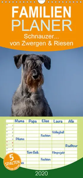 Janz |  Schnauzer... von Zwergen und Riesen 2020 - Familienplaner hoch (Wandkalender 2020 , 21 cm x 45 cm, hoch) | Sonstiges |  Sack Fachmedien