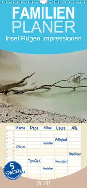 Schmidt |  Insel Rügen Impressionen - Familienplaner hoch (Wandkalender 2020 , 21 cm x 45 cm, hoch) | Sonstiges |  Sack Fachmedien