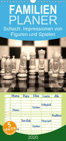 Lehmann (Hrsg.) |  Schach.Impressionen von Figuren und Spielen - Familienplaner hoch (Wandkalender 2020 , 21 cm x 45 cm, hoch) | Sonstiges |  Sack Fachmedien