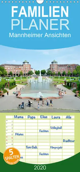 Tortora |  Mannheimer Ansichten - Familienplaner hoch (Wandkalender 2020 , 21 cm x 45 cm, hoch) | Sonstiges |  Sack Fachmedien