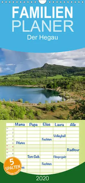 Keller |  Der Hegau - Wanderparadies am westlichen Bodensee - Familienplaner hoch (Wandkalender 2020 , 21 cm x 45 cm, hoch) | Sonstiges |  Sack Fachmedien