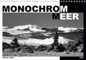 Löwer |  Monochrom Meer (Wandkalender 2020 DIN A4 quer) | Sonstiges |  Sack Fachmedien