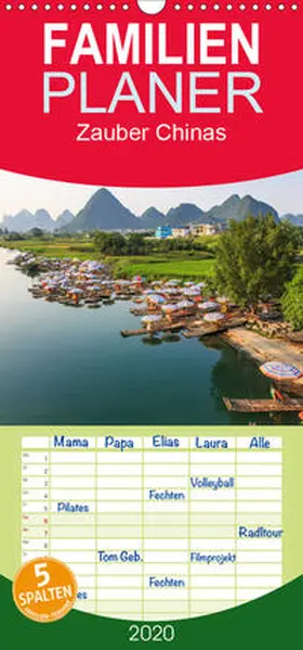 Lupo |  Zauber Chinas - Familienplaner hoch (Wandkalender 2020 , 21 cm x 45 cm, hoch) | Sonstiges |  Sack Fachmedien