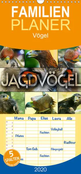 Bleicher |  Jagdvögel - Familienplaner hoch (Wandkalender 2020 , 21 cm x 45 cm, hoch) | Sonstiges |  Sack Fachmedien