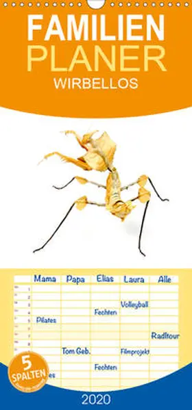 Trapp |  WIRBELLOS - Familienplaner hoch (Wandkalender 2020 , 21 cm x 45 cm, hoch) | Sonstiges |  Sack Fachmedien
