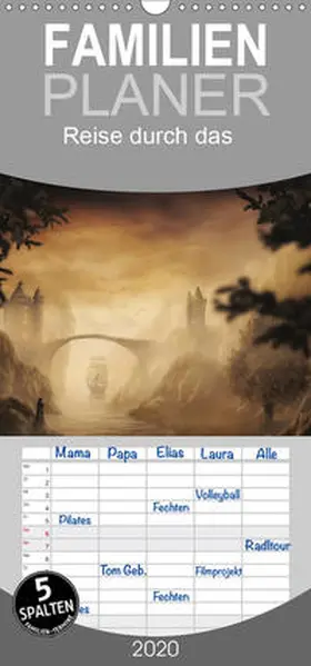 Wunderlich |  Reise durch das vergessene Land - Familienplaner hoch (Wandkalender 2020 , 21 cm x 45 cm, hoch) | Sonstiges |  Sack Fachmedien