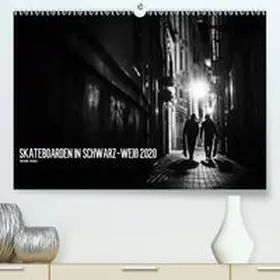 Wagner |  Skateboarden in Schwarz-Weiß(Premium, hochwertiger DIN A2 Wandkalender 2020, Kunstdruck in Hochglanz) | Sonstiges |  Sack Fachmedien