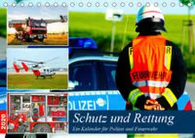 Lehmann (Hrsg.) |  Schutz und Rettung 2020. Ein Kalender für Polizei und Feuerwehr (Tischkalender 2020 DIN A5 quer) | Sonstiges |  Sack Fachmedien
