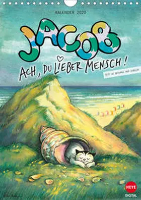 Hartmann |  Kater Jacob: Ach Du lieber Mensch (Wandkalender 2020 DIN A4 hoch) | Sonstiges |  Sack Fachmedien