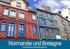 B-B Müller |  Normandie und Bretagne-faszinierend abwechslungsreich (Wandkalender 2020 DIN A2 quer) | Sonstiges |  Sack Fachmedien