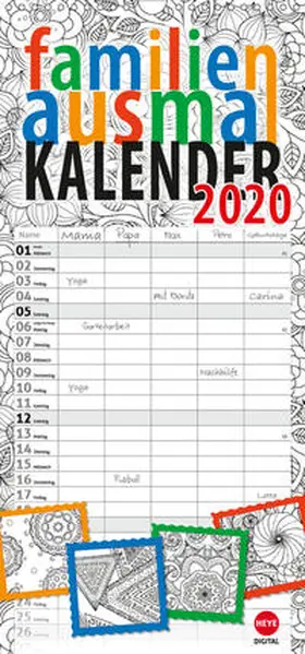 Digital |  Ausmalen (Wandkalender 2020 , 21 cm x 45 cm, hoch) | Sonstiges |  Sack Fachmedien