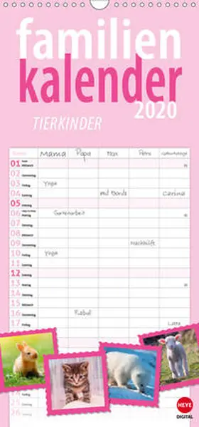 Digital |  Tierkinder (Wandkalender 2020 , 21 cm x 45 cm, hoch) | Sonstiges |  Sack Fachmedien