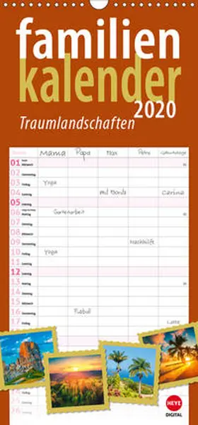 Digital |  Traumlandschaften (Wandkalender 2020 , 21 cm x 45 cm, hoch) | Sonstiges |  Sack Fachmedien