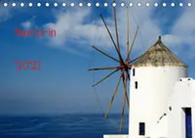 Hofmann |  Santorin (Tischkalender 2021 DIN A5 quer) | Sonstiges |  Sack Fachmedien