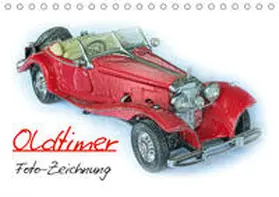 Lutzius | Oldtimer Foto-Zeichnung (Tischkalender 2021 DIN A5 quer) | Sonstiges | 978-3-671-51399-4 | www.sack.de