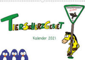 Huber | Tierscherzgebiet Kalender (Wandkalender 2021 DIN A3 quer) | Sonstiges | 978-3-671-52070-1 | sack.de