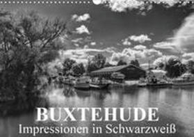 Schwarz | Buxtehude Impressionen in Schwarzweiß (Wandkalender 2021 DIN A3 quer) | Sonstiges | 978-3-672-02894-7 | sack.de