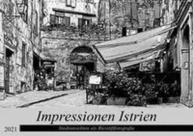 Eckert |  Impressionen Istrien - Stadtansichten als Bleistiftfotografie (Wandkalender 2021 DIN A2 quer) | Sonstiges |  Sack Fachmedien
