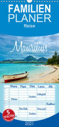 Becker |  Inselparadies Mauritius - Familienplaner hoch (Wandkalender 2021 , 21 cm x 45 cm, hoch) | Sonstiges |  Sack Fachmedien