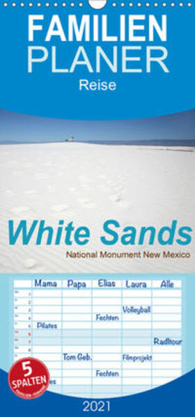 Schneider | White Sands - National Monument - New Mexico - Familienplaner hoch (Wandkalender 2021 , 21 cm x 45 cm, hoch) | Sonstiges | 978-3-672-17058-5 | sack.de