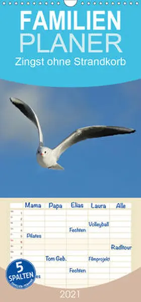Starick |  Zingst ohne Strandkorb - Familienplaner hoch (Wandkalender 2021 , 21 cm x 45 cm, hoch) | Sonstiges |  Sack Fachmedien