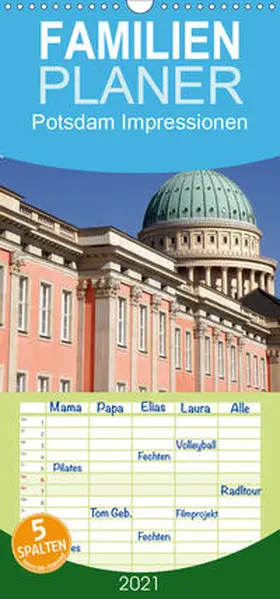 Wolfgang Schneider |  Potsdam Impressionen - Familienplaner hoch (Wandkalender 2021 , 21 cm x 45 cm, hoch) | Sonstiges |  Sack Fachmedien