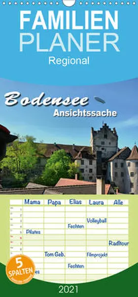 Bartruff |  Bodensee - Ansichtssache - Familienplaner hoch (Wandkalender 2021 , 21 cm x 45 cm, hoch) | Sonstiges |  Sack Fachmedien