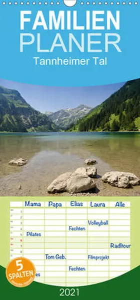 Schmidt |  Tannheimer Tal - Familienplaner hoch (Wandkalender 2021 , 21 cm x 45 cm, hoch) | Sonstiges |  Sack Fachmedien